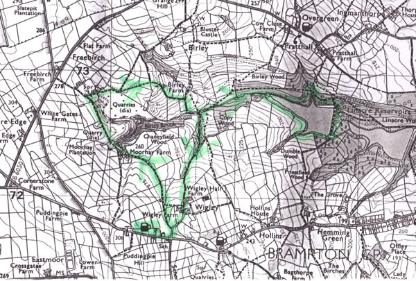 route of walk
